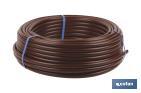 DRIP IRRIGATION HOSE (DRIPPERS NOT INCLUDED) | BROWN | AVAILABLE IN 25, 50 OR 100M IN LENGTH | AVAILABLE IN DIFFERENT SIZES