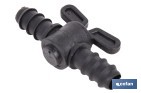 Valve d'arrosage de couleur noire | Convient pour tuyau et brumisateur - Cofan