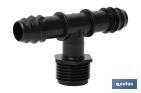 BRANCH TEE HOSE CONNECTOR | THREAD: 1/2" | ESSENTIAL IRRIGATION ACCESSORY FOR ANY DRIP IRRIGATION SYSTEM INSTALLATION