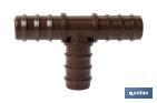 Tee piece hose connector for drip irrigation | Diameter: 16mm | Suitable for drip irrigation systems - Cofan