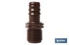 THREAD PIPE CONNECTOR | SUITABLE FOR DRIP OR SPRINKLING IRRIGATION SYSTEM | THREAD: 3/4"
