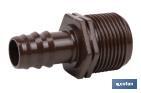 Conector de enlace mixto para riego por goteo o aspersión de rosca 3/4'' | Imprescindible para instalación de riego por goteo - Cofan