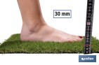 Césped Artificial de 30 mm para terraza y jardín | Modelo acolchado, confortable y resistente | Ideal para exteriores y piscinas - Cofan