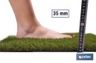 Césped Artificial de 35 mm para terraza y jardín | Modelo acolchado, confortable y resistente | Ideal para exteriores y piscinas - Cofan