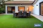 Césped artificial de 38 mm para terraza y jardín | Modelo acolchado, confortable y resistente | Ideal para exteriores y piscinas - Cofan