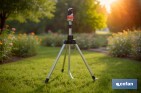 Aspersor 4 posiciones | Con trípode telescópico | Adecuado para el riego de jardines y césped - Cofan