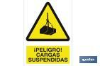 ¡Peligro! cargas suspendidas - Cofan