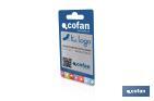 BLISTER DE CARTÃO PARA IDENTIFICAÇÃO DO PRODUTO EM EXPOSIÇÃO - Cofan