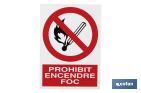 Prohibit encendre foc - Cofan