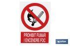 PROHIBIT FUMAR I ENCENDRE FOC