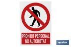 PROHIBIT PERSONAL NO AUTORITAT