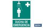 Ducha Emergencia imagen + texto - Cofan