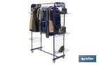 DISPLAY STAND FOR CLOTHES, FOOTWEAR AND GLOVES