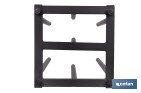 Expositor vertical para 7 rollos de hules | Estructura metálica resistente | Color: negro | Organización eficiente - Cofan
