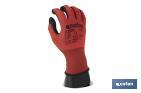 Glove display hand | Mannequin right hand with magnetic base | Black polypropylene - Cofan