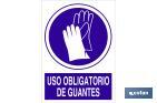 USO OBLIGATORIO DE GUANTES