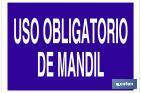 Uso obligatorio de mandil - Cofan