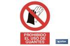 Forbidden to Use gloves - Cofan