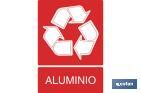 RECYCLING ALUMINIUM. THE DESIGN OF THE SING MAY VARY, BUT IN NO CASE WILL ITS MEANING BE CHANGED.