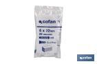 White "plastic" fittings (25pcs bags) - Cofan