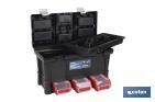 Caja de herramientas de plástico 20" | Modelo semi profesional | Con sistema modular - Cofan