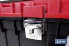Heavy Duty tool box with two wheels | Deep bottom compartment with high storage capacity - Cofan