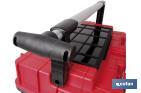 Heavy Duty tool box with two wheels | Deep bottom compartment with high storage capacity - Cofan