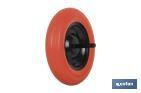 FLAT-FREE WHEELBARROW WHEEL | WITH Ø20MM AXLES | FOR LOADS UP TO 140KG