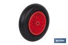 WHEELBARROW WHEEL WITH BEARING | MANUFACTURED WITH PNEUMATIC ABS TYRE | FOR LOADS UP TO 120KG