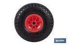 Wheel for hand trucks and sack trucks | With no bearing | Manufactured with flat-free ABS tyre - Cofan