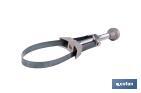Adjustable oil filter wrench with steel band | Diameters available: Ø65 and Ø105mm  - Cofan