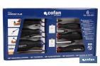 Box of 3 slotted screwdrivers and 3 Phillips screwdrivers | Confort Plus Model - Cofan
