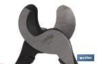 Tenazas cortacables de aluminio y cobre | Para grosores desde 3 hasta 22 mm | Longitud 220 mm - Cofan