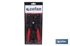 Pliers with interchangeable heads | Includes 4 different multifunctional heads | Length: 256mm - Cofan