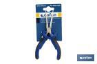 Mini needle nose pliers | Chrome-vanadium steel | Length: 6" - Cofan