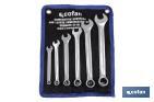 Set of 26 combination spanners | Chrome-vanadium steel | Includes sizes from SW 6 to SW 32mm - Cofan