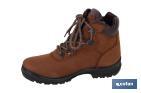 BOTA TREKKING |MODELO CIMARRÓN | SYMPATEX | COLOR MARRÓN | SISTEMA AUTOBLOQUEANTE