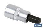 1/4" SCREWDRIVER BIT SOCKET | HIGH-QUALITY CHROME-VANADIUM STEEL | WITH ALLEN TIP OF H8