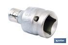 1/4" RATCHET SOCKET BIT ADAPTOR | CHROME-VANADIUM STEEL | SIZE: 1/4"