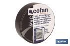 INSULATING TAPE 180 MICRONS | BLACK | RESISTANT TO VOLTAGE, HEAT AND DIFFERENT ACIDS AND ALKALINE MATERIALS