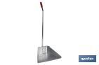 RECOGEDOR METÁLICO EXTRA | MODELO TAMAR | METAL GALVANIZADO | CON MANGO