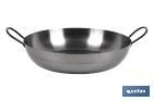 Polished steel Lyonnaise frying pan | Traditional Format | Rust resistant - Cofan