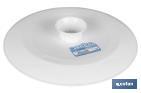 VUELCATORTILLAS CON AGARRADOR | FABRICADO EN POLIPROPILENO CON CERTIFICADO ALIMENTARIO | MEDIDA: 29 X 29 X 5 CM.