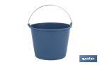 PLASTIC BUCKET | METAL HANDLE | CAPACITY: 6, 8, 12 OR 16L | BLUE | MULTIPURPOSE BUCKET FOR HOME