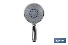 HAND-HELD SHOWER HEAD | CHROME PLATING | 5 SPRAY MODES | SIZE: 22 X 12CM