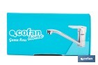 Single-handle sink tap | Low spout | Ross Model | Brass | Size: 12 x 25 x 4cm - Cofan