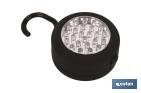 GAMBIARRA 24 LED REDONDA IMAN/GANCHO - Cofan