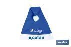GORRO AZUL DE PAPÁ NOEL - Cofan