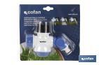 Adaptador de Grifo | Con 3 Funciones de riego | Adaptador para grifo de Manguera - Cofan