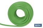 MANGUERA FLEXOLÁTEX | COLOR VERDE TRANSLÚCIDO | DIFERENTES MEDIDAS DE LONGITUD Y DIÁMETRO